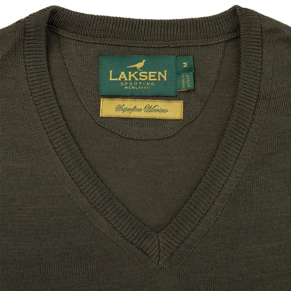 Laksen Herren V-Pullover Sussex