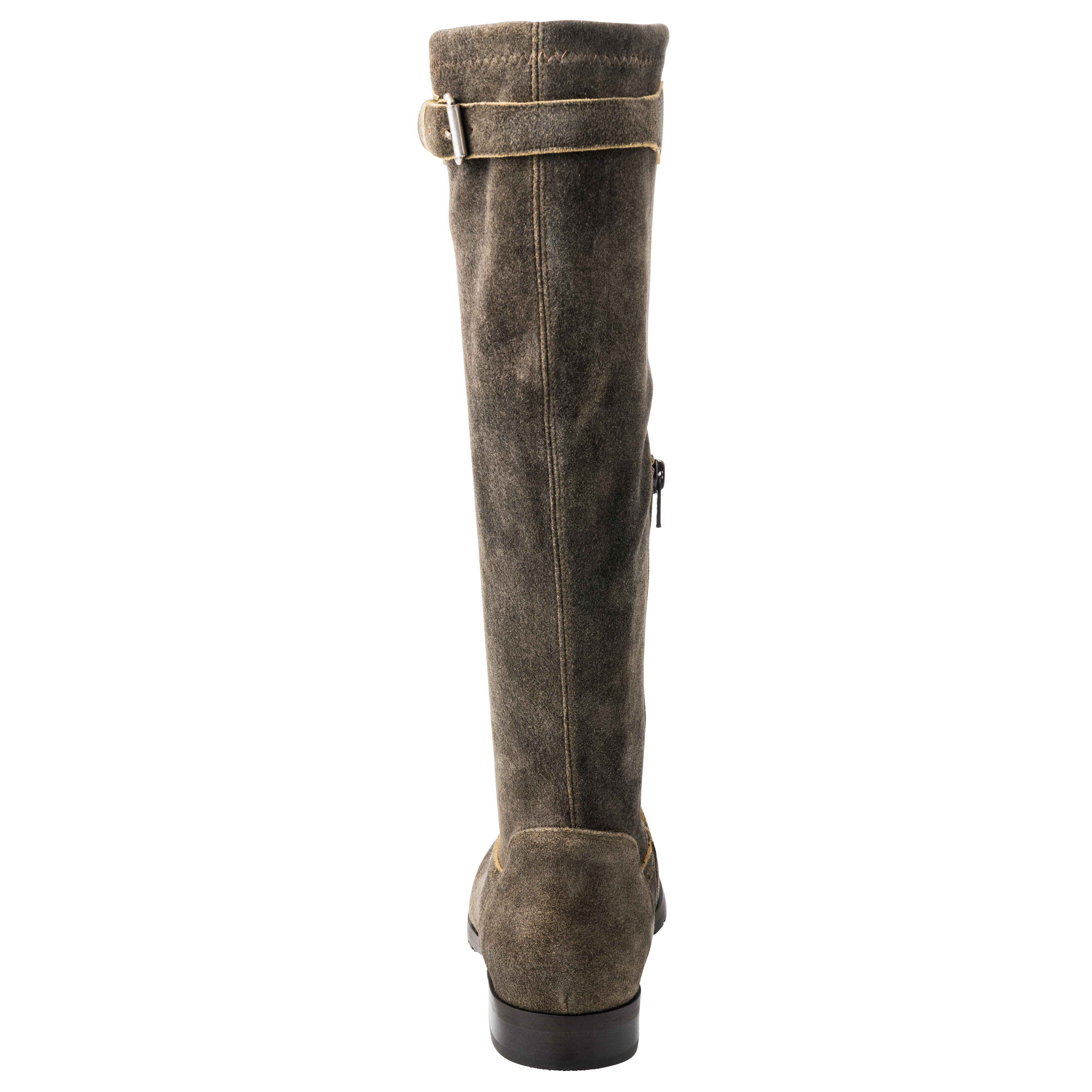 Damen Velours-Stretchstiefel
