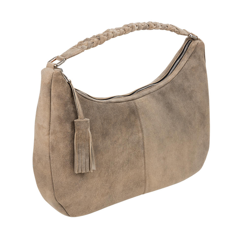 Damen Handtasche, Ziegenvelours