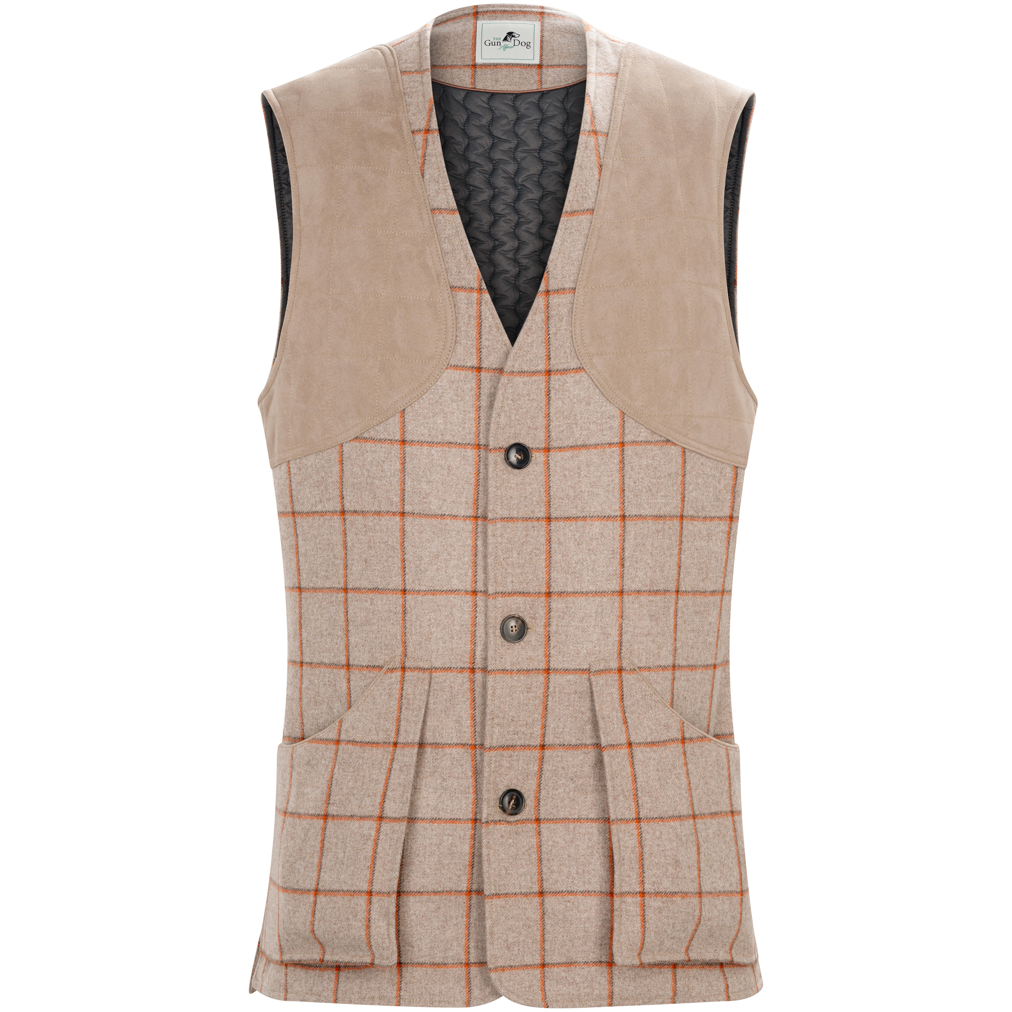 The GunDog Affair Herren-Schießweste »Mersey«, beige/orange