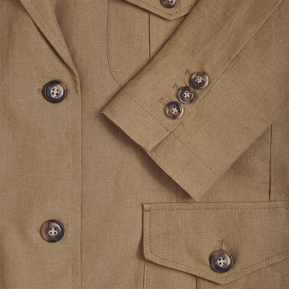 Damenblazer Safari, Irisches Leinen