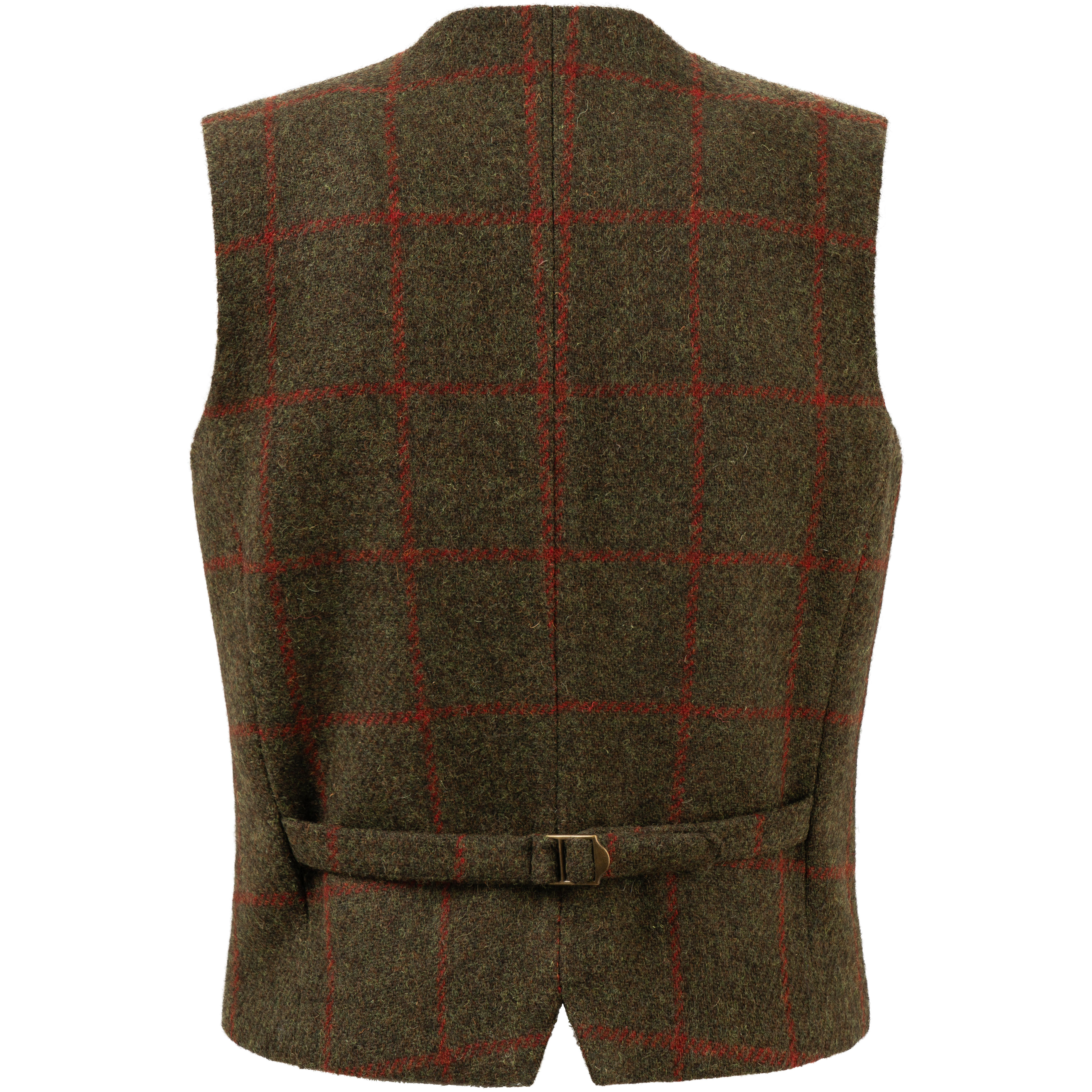Damen-Tweed-Weste »Eve«, grün/rot