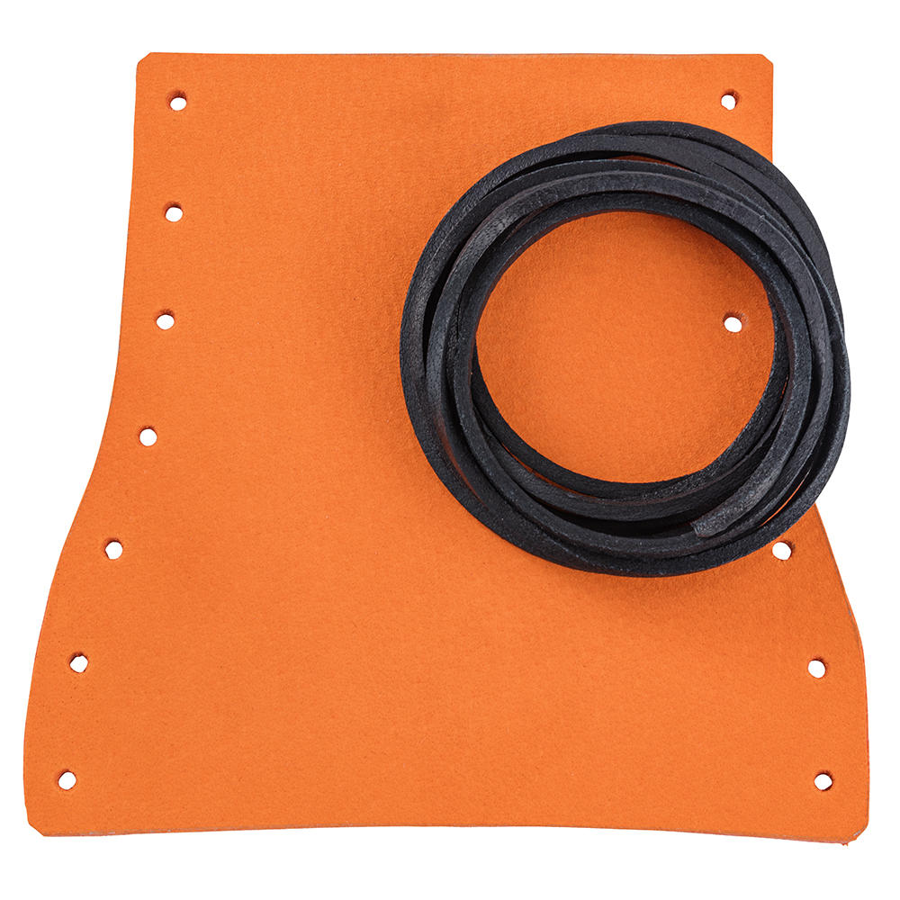 DICTUM® Axt-Collar für Forstbeil »Forst Edition«, Büffelleder, orange