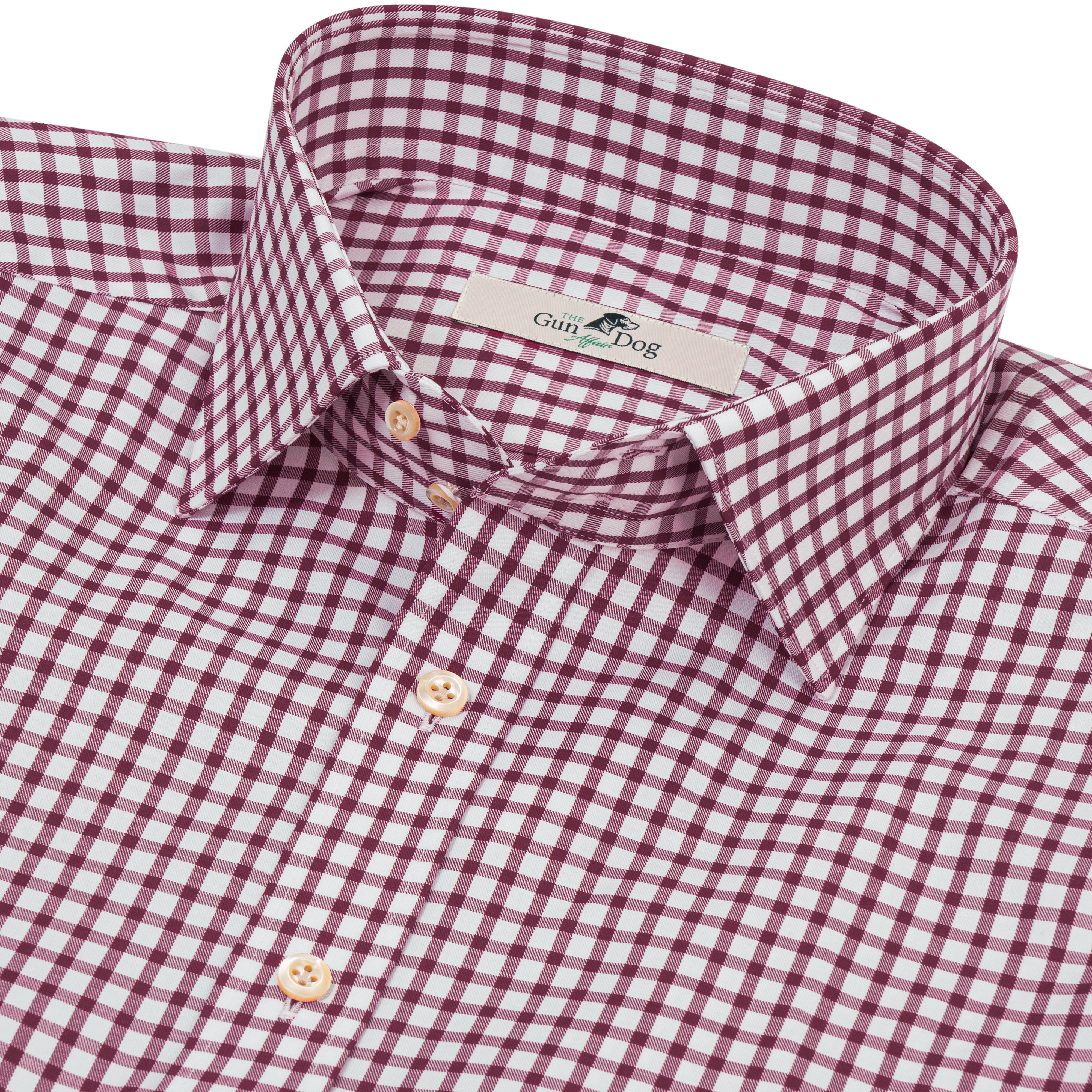 Herrenhemd »Collin«, Twill, rot/weiß