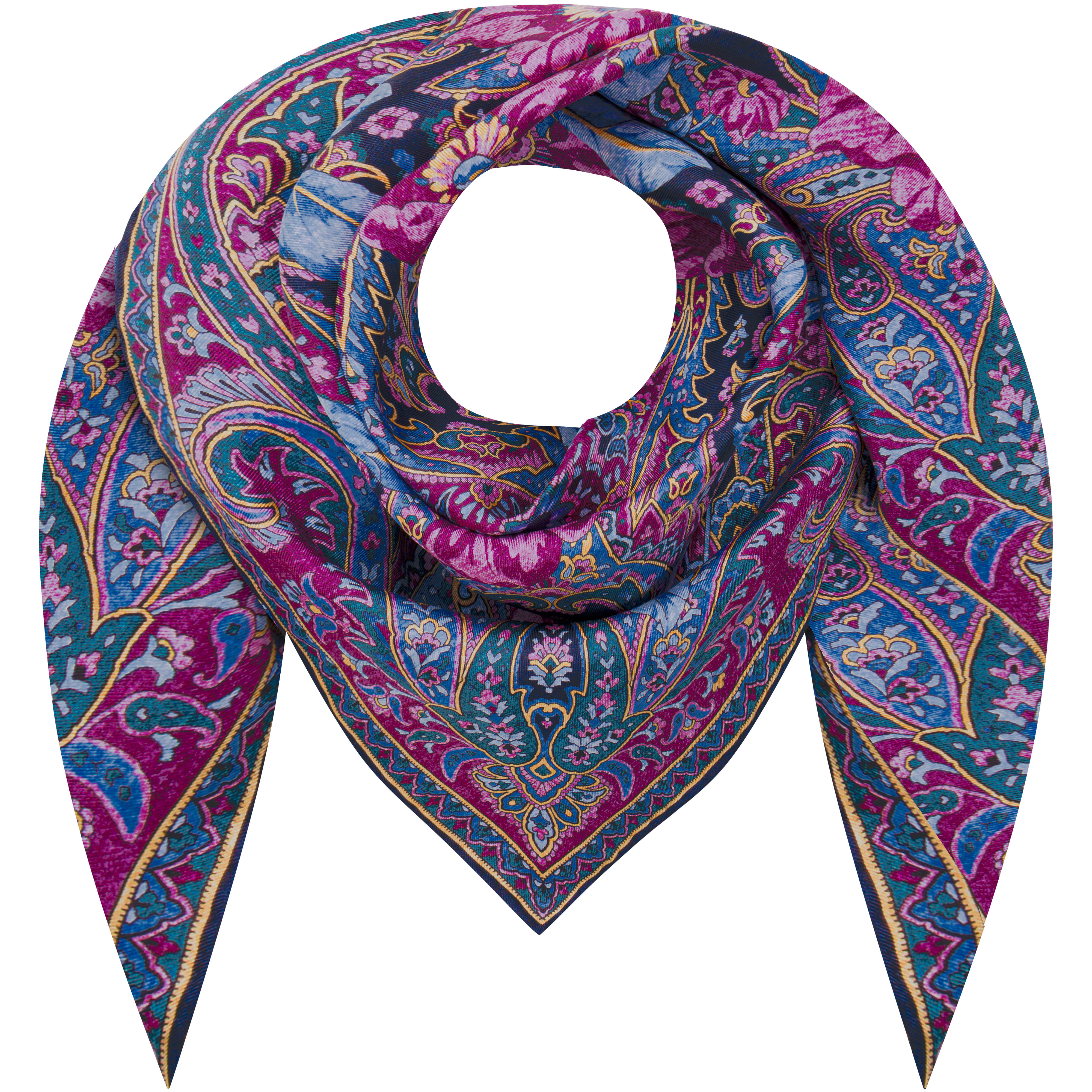 The GunDog Affair »Flowers« Silk Foulard