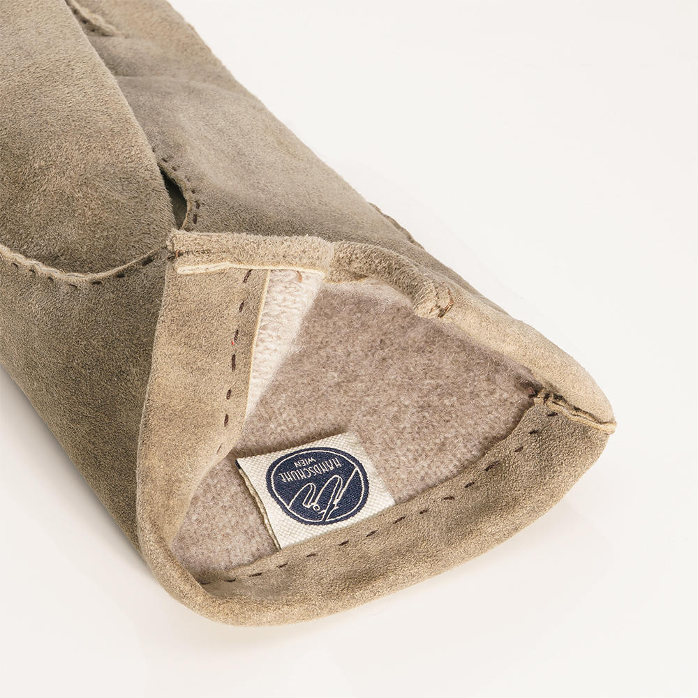 Gants pour homme LECCE, velours de chèvre, doublure en cachemire