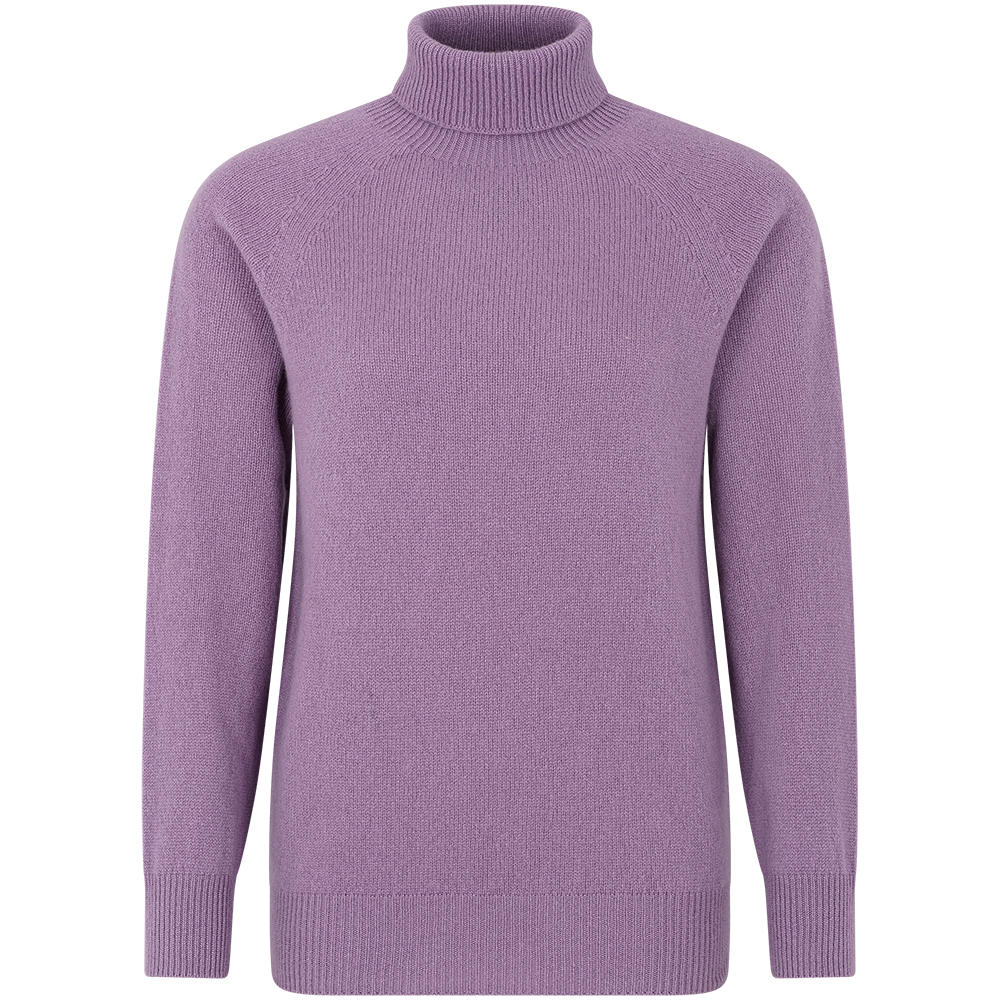 Pull à col roulé pour femme