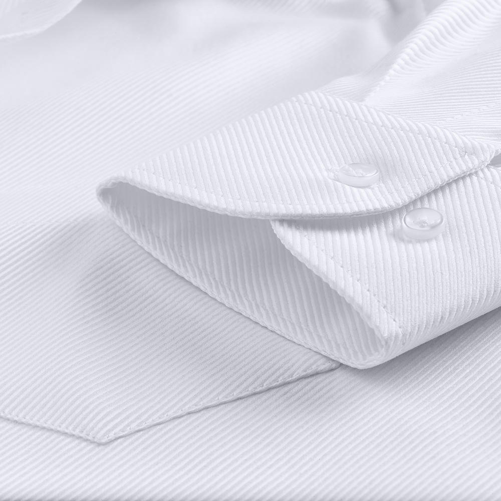 Herrenhemd Twill, weiß