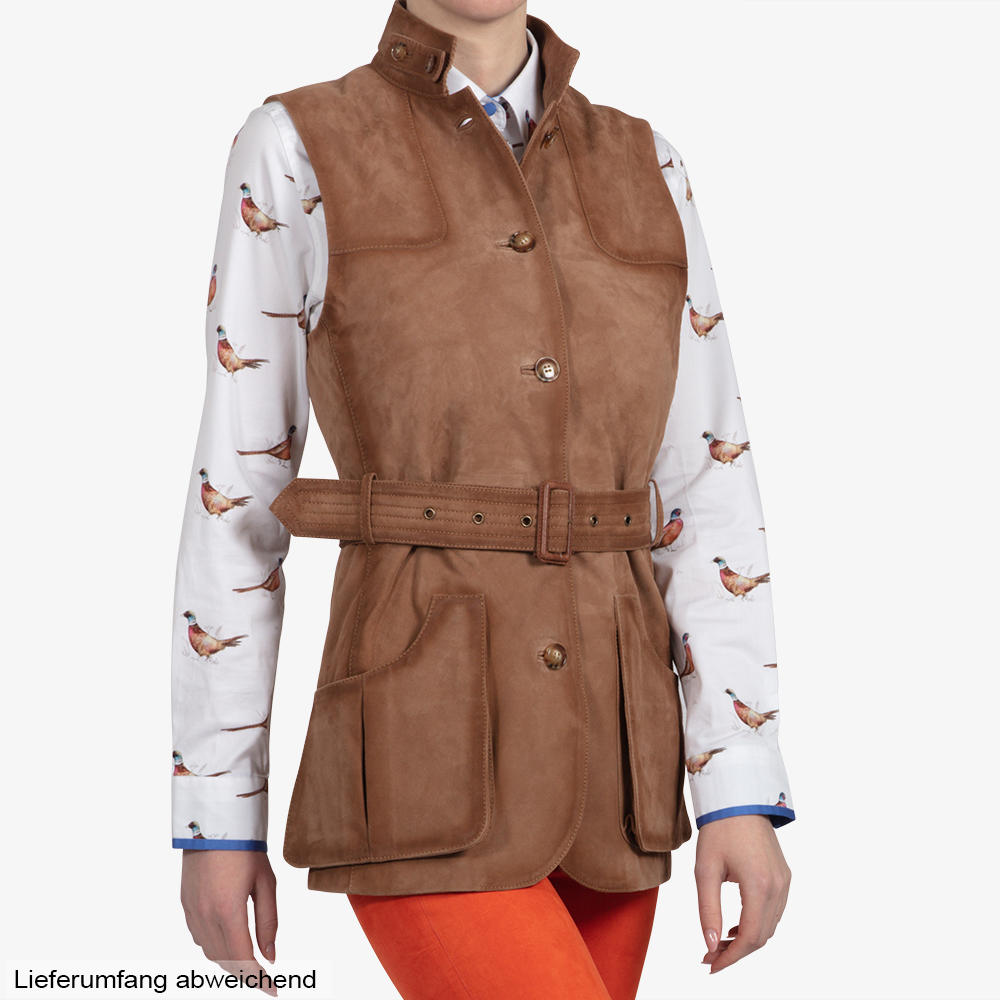 Damen Leder-Safari Weste »Saharian Lady«