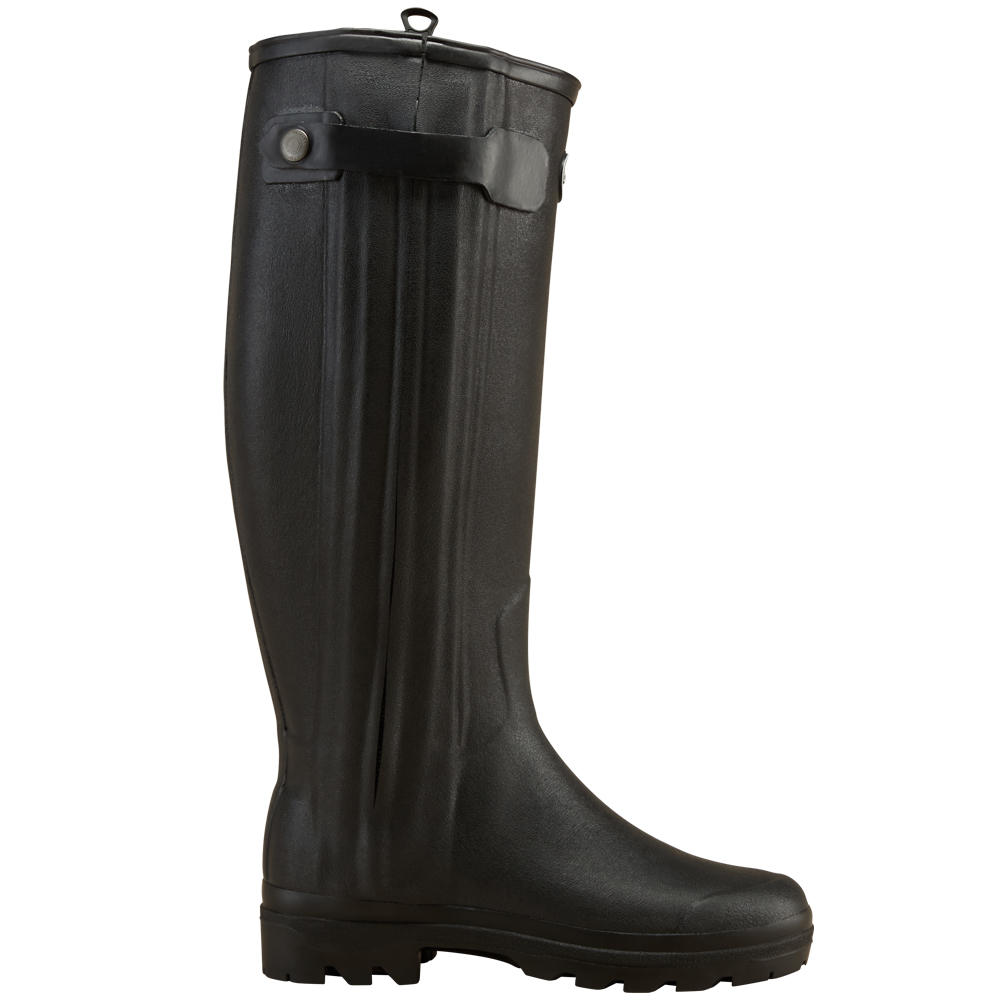 Le Chameau Damen-Gummistiefel Chasseur, Lederfutter