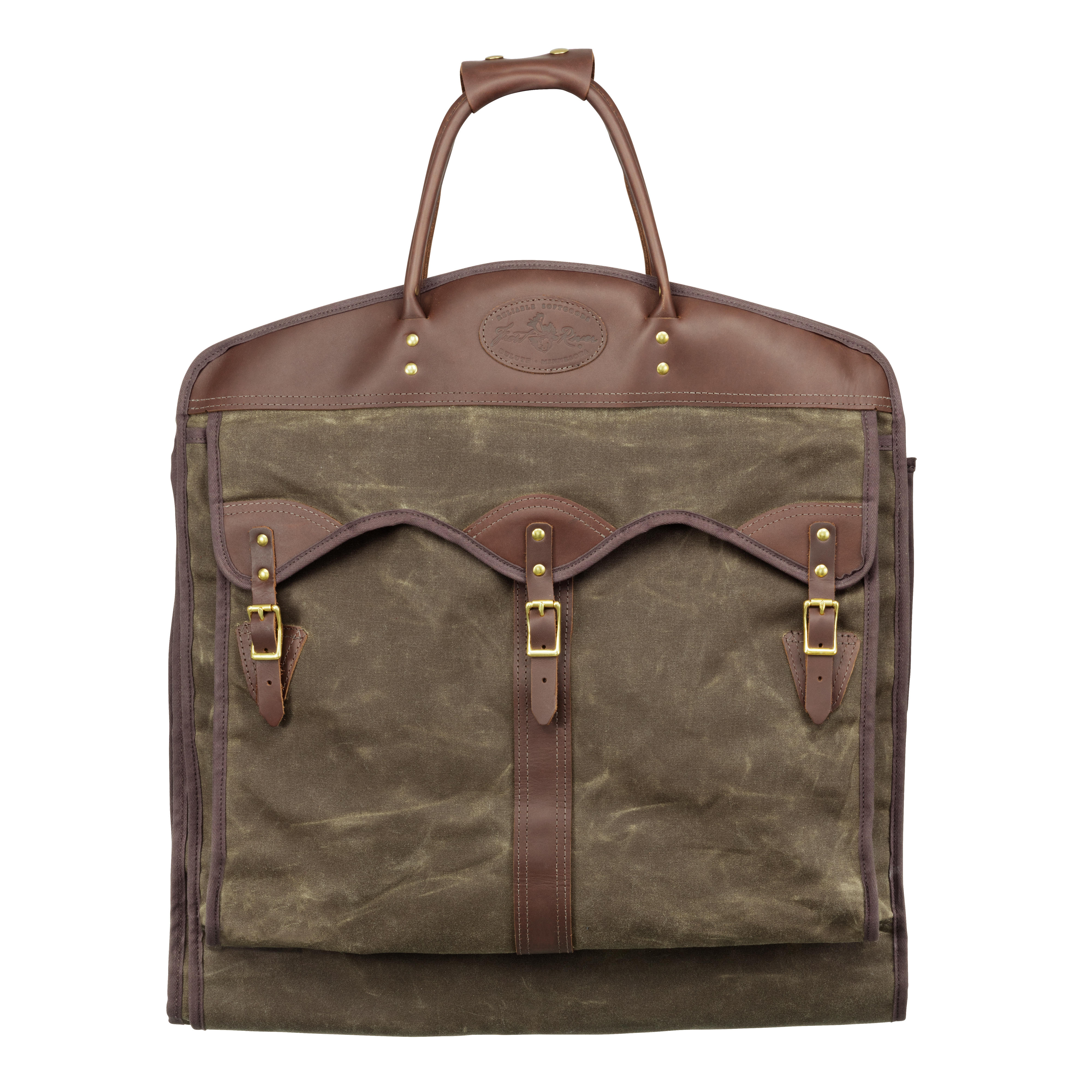 Frost River Waxed Canvas Kleidersack, dark olive