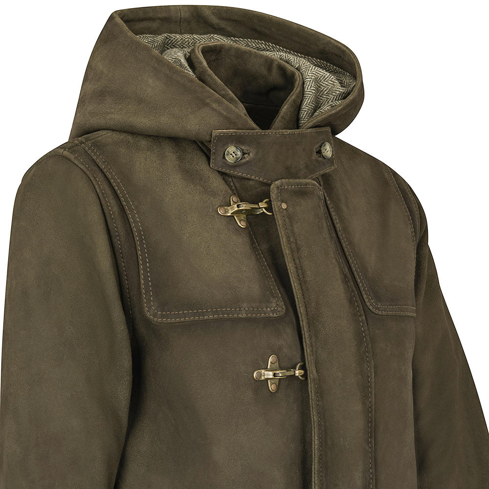 Damen Leder-Duffle Coat »Marshal Lady«