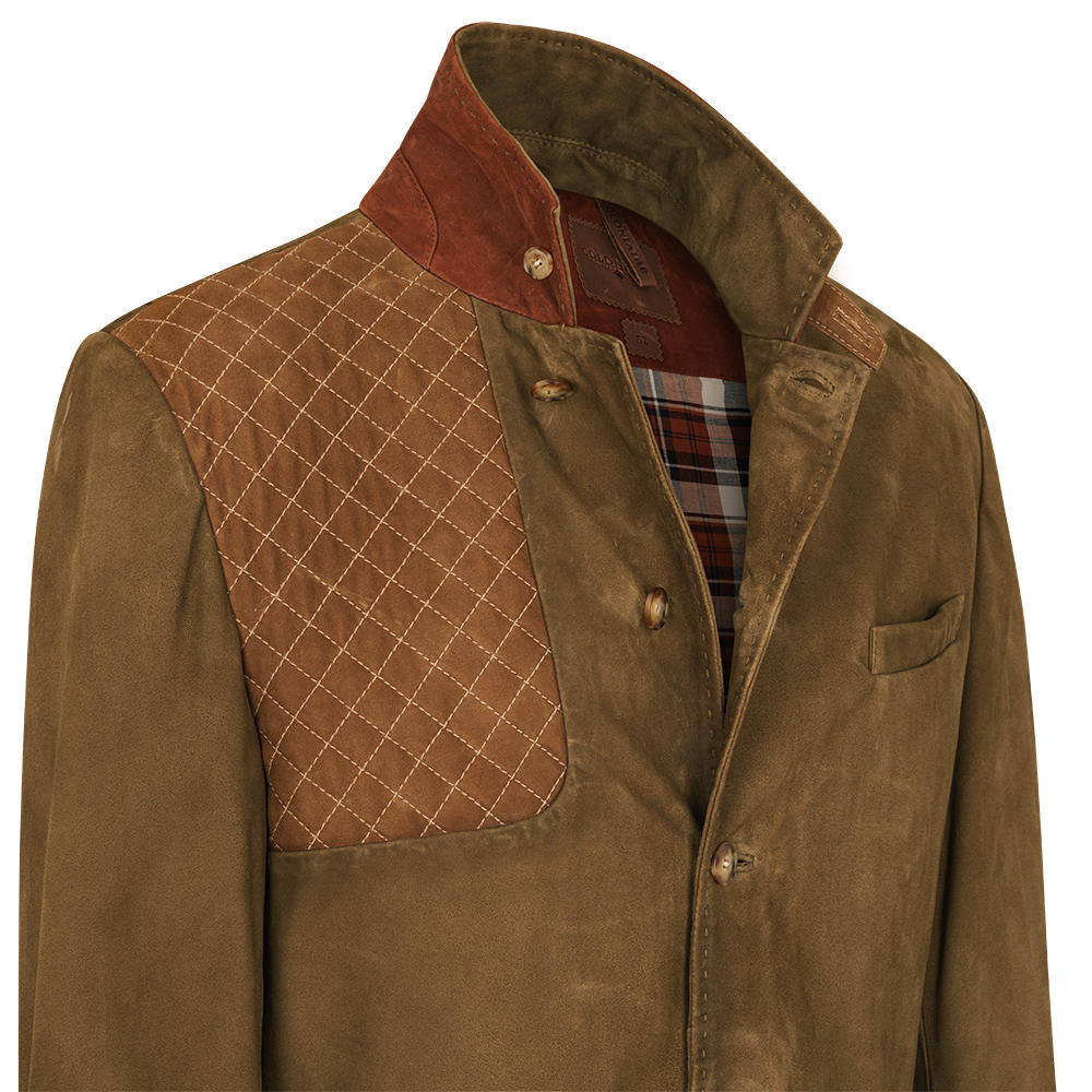 Herren Leder-Jagdblazer »Norfolk«