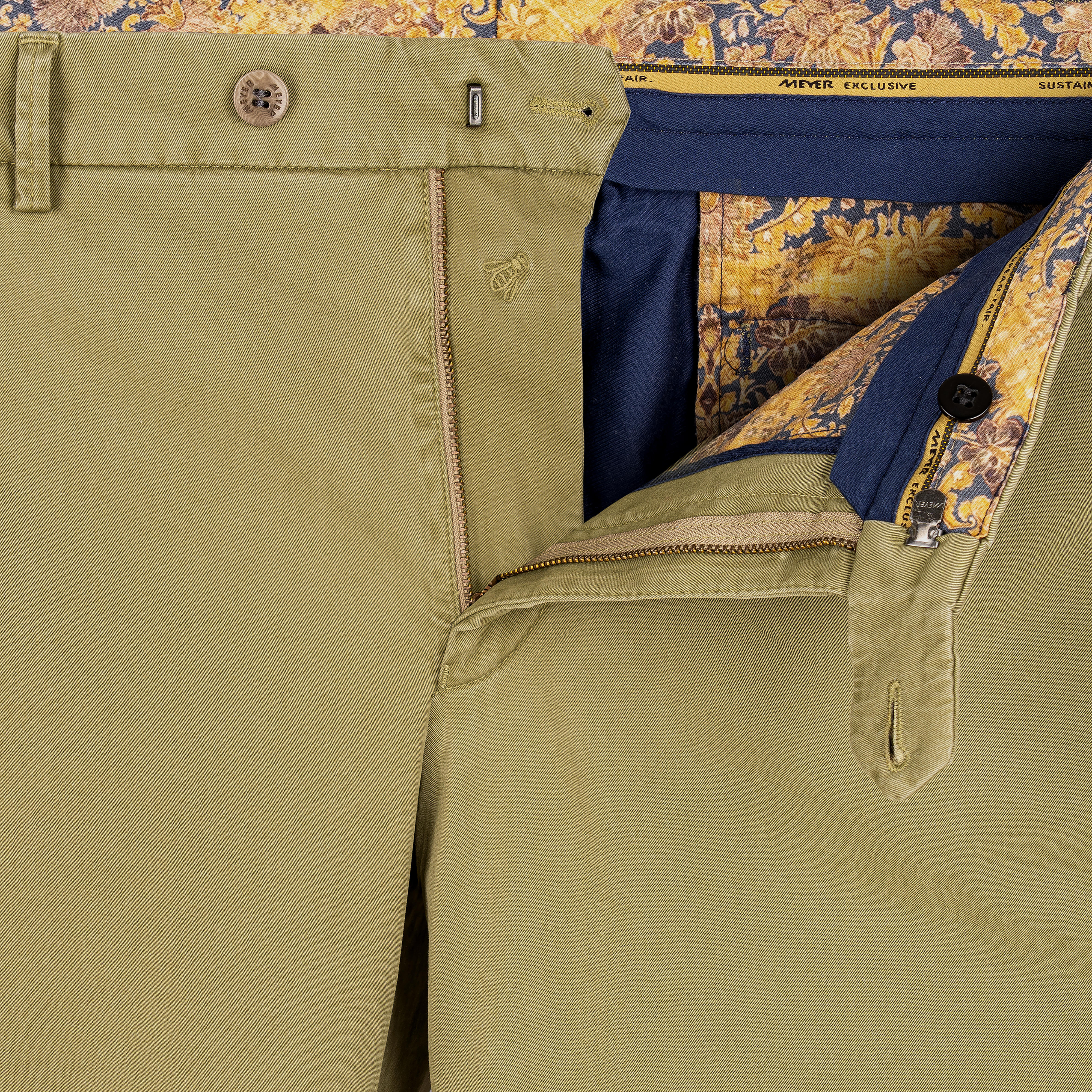 Meyer »Tokyo« Men's Satin Trousers