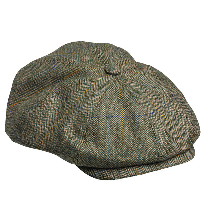 Casquette à la Gavroche Laksen, tweed, »Rutland«