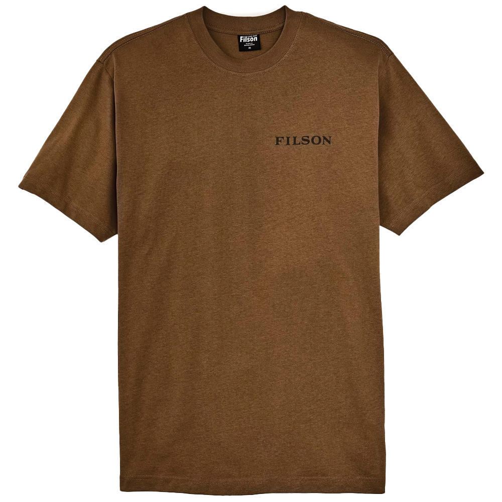 Filson S/S Pioneer Graphic T-Shirt, Gold Ochre/Deer