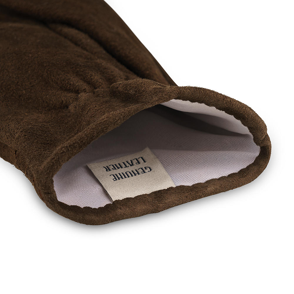 Gants pour femme » Brenta «, velours de chèvre, doublure en soie