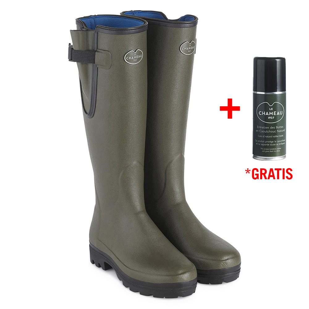 Le Chameau Damen-Gummistiefel Vierzonord, Neoprenfutter