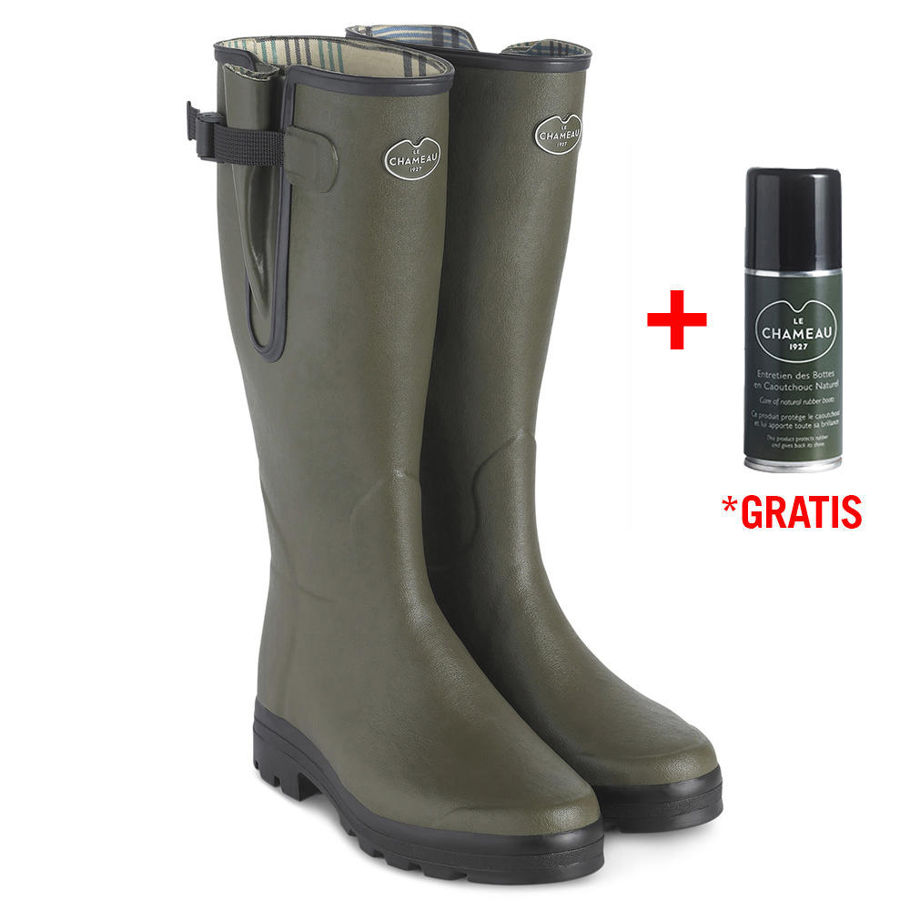 Le Chameau Herren-Gummistiefel Vierzon, Jerseyfutter