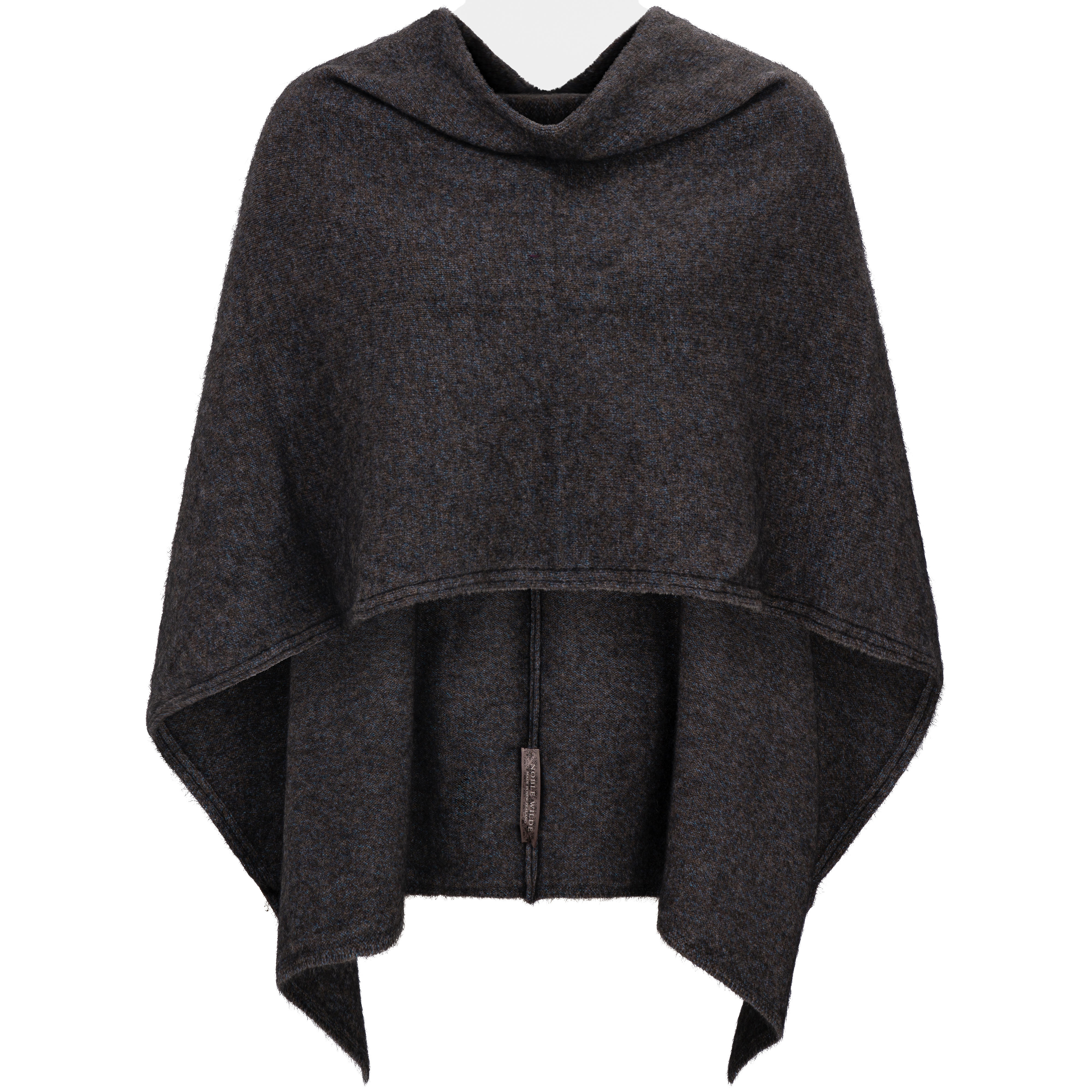 Damen Poncho Merino-Possum