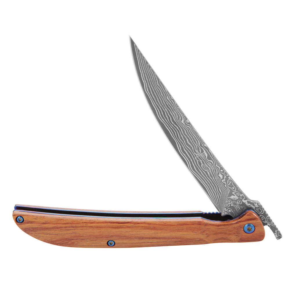 Japanisches Klapp- und Steakmesser, Cocobolo
