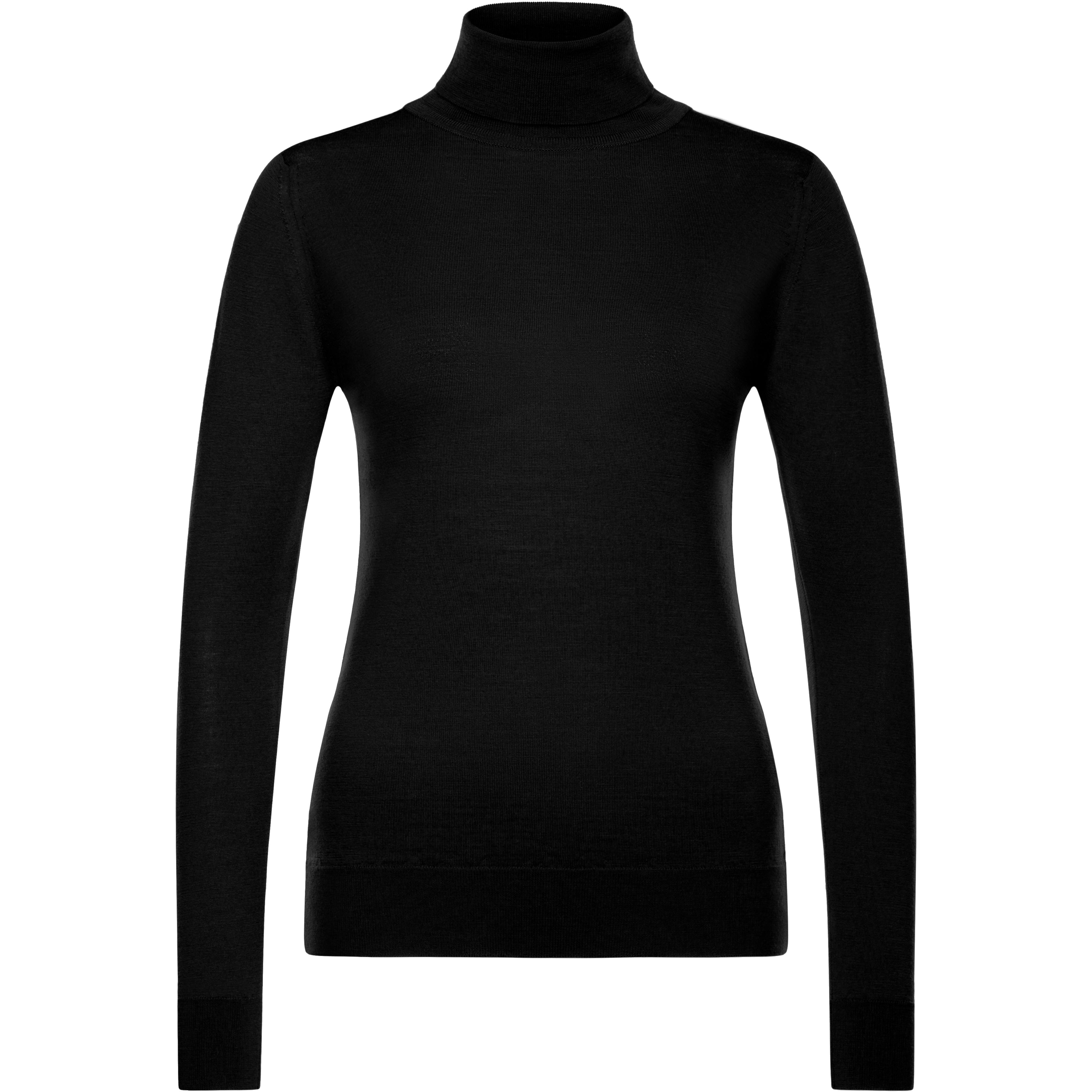 John Smedley Damen Rollkragen-Pullover, Merino Extrafein