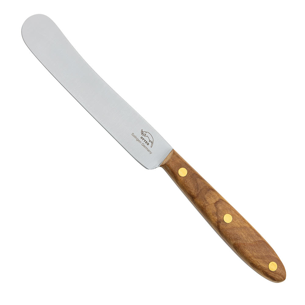 Brotzeitmesser Buckels, Olivenholz