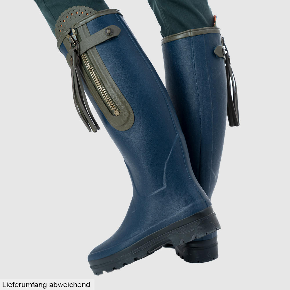 Le Chameau Damen-Gummistiefel L'Alliance, Neoprenfutter, navy