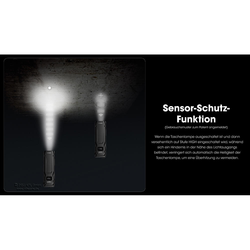 Nitecore® Taschenlampe EDC23, 2500 lm