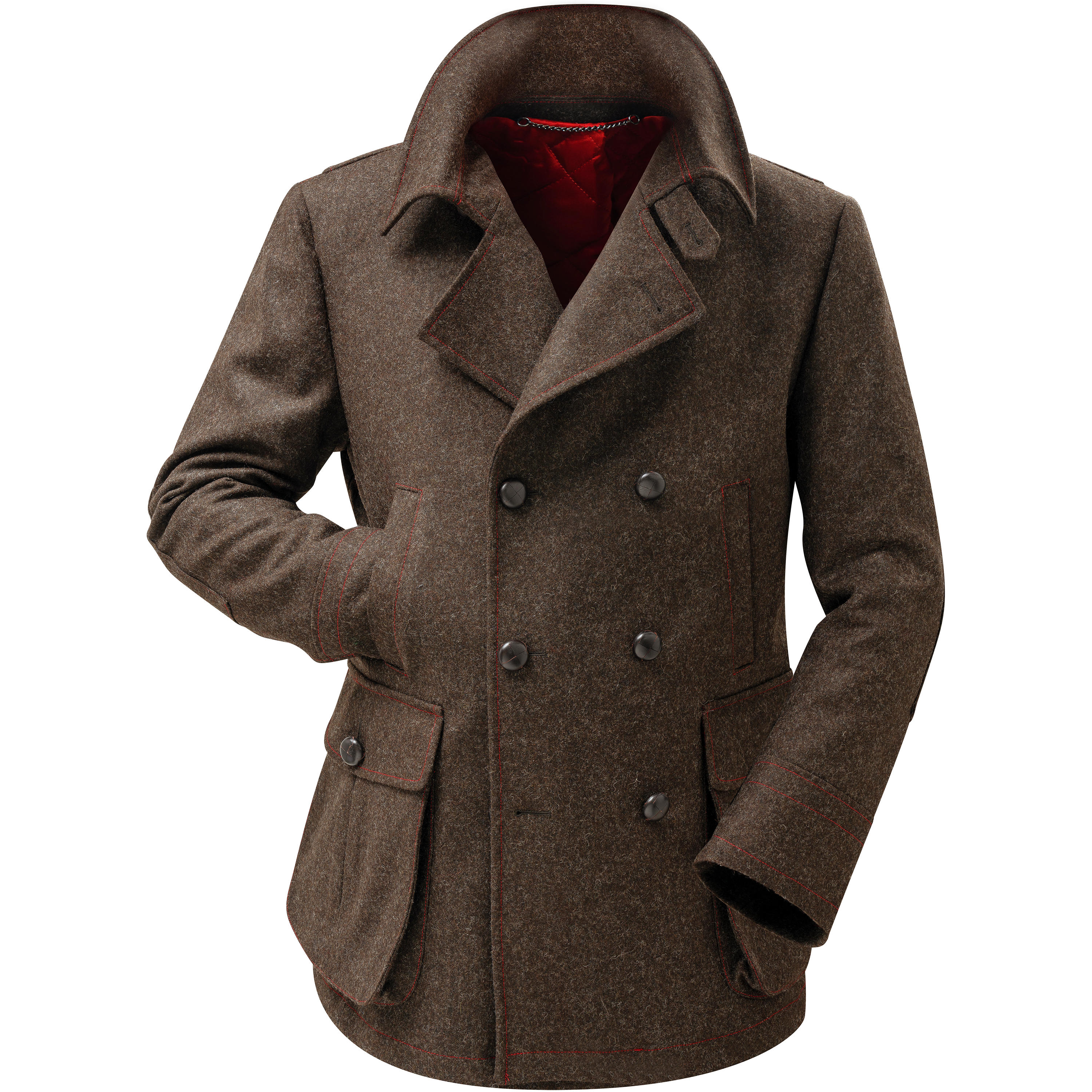 Herren-Lodenjacke, dunkelbraun