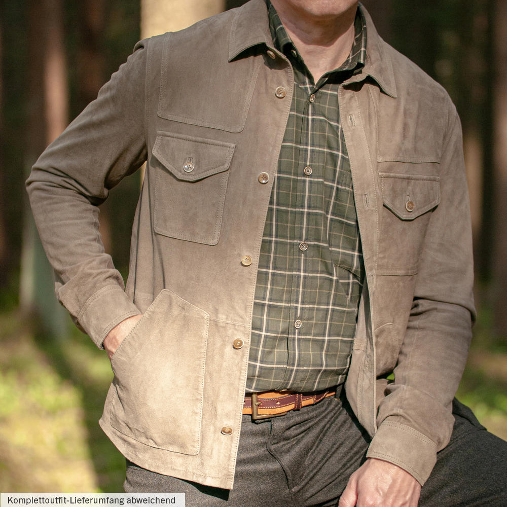 Herren Leder-Overshirt »Chemise«