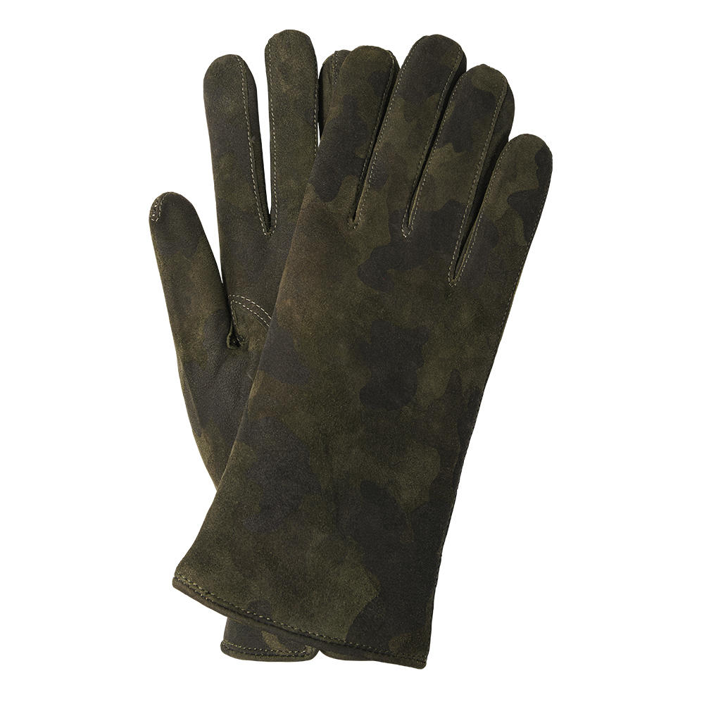 Damen Handschuhe TERNI, Ziegenvelours, Kaschmirfutter