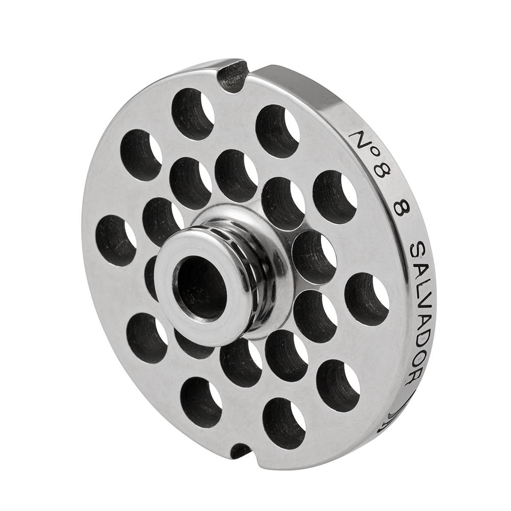 Stainless Steel Mincing Disc for Fimar Meat Grinder TR8D, Ø 8 mm