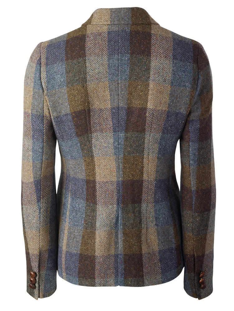 Damenblazer Fischgrat Donegal Tweed