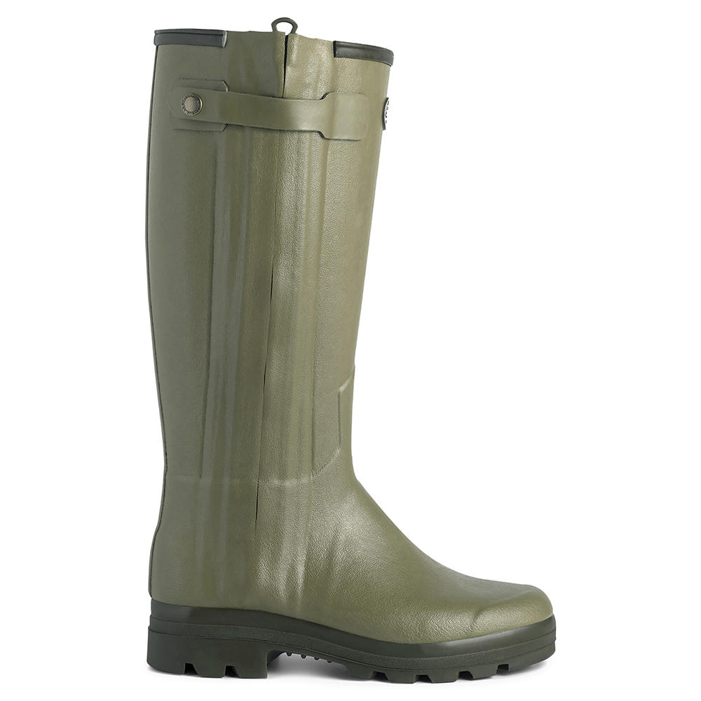 Le Chameau Damen-Gummistiefel Chasseur, Lederfutter