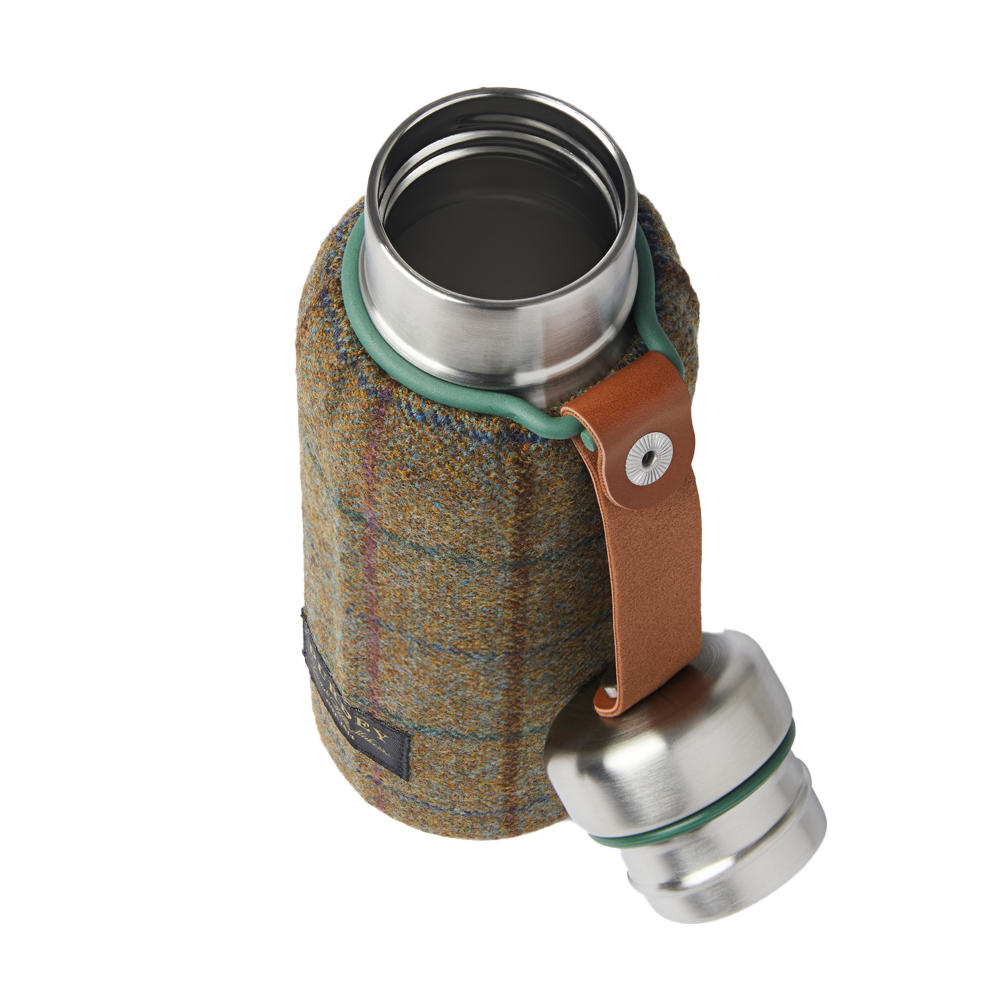 Purdey Isolierflasche mit Tweed, 500 ml