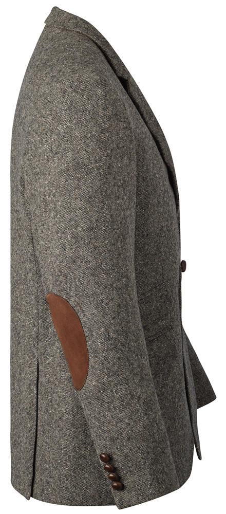 Herren Tweed-Sakko, Donegal, grau