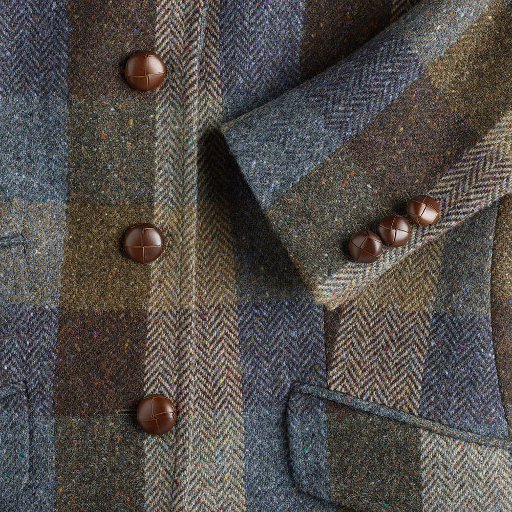 Damenblazer Fischgrat Donegal Tweed