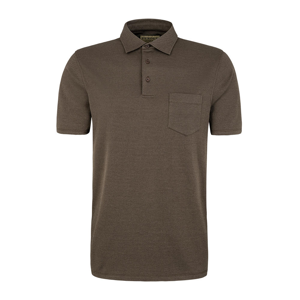 Purdey Herren Poloshirt Berkshire mit Brusttasche