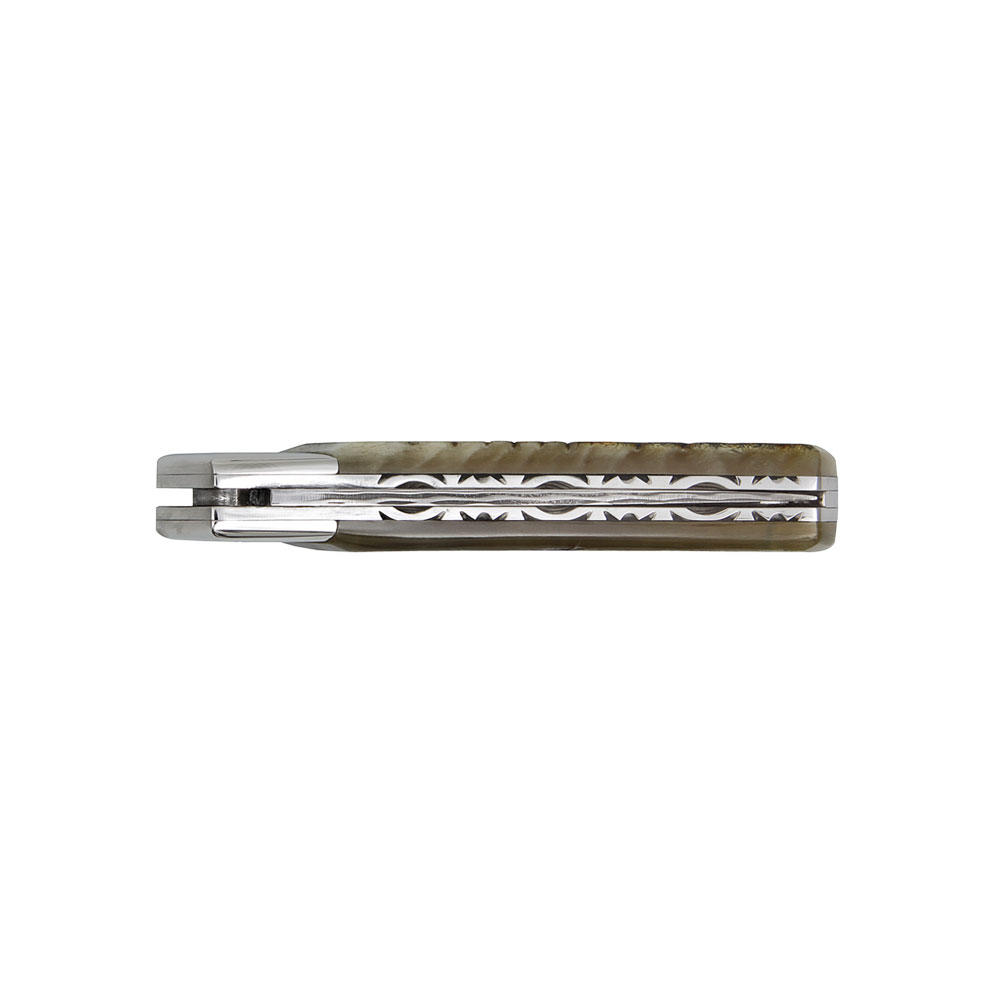 Couteaux pliants Le Thiers® RLT Damas, corne de bélier