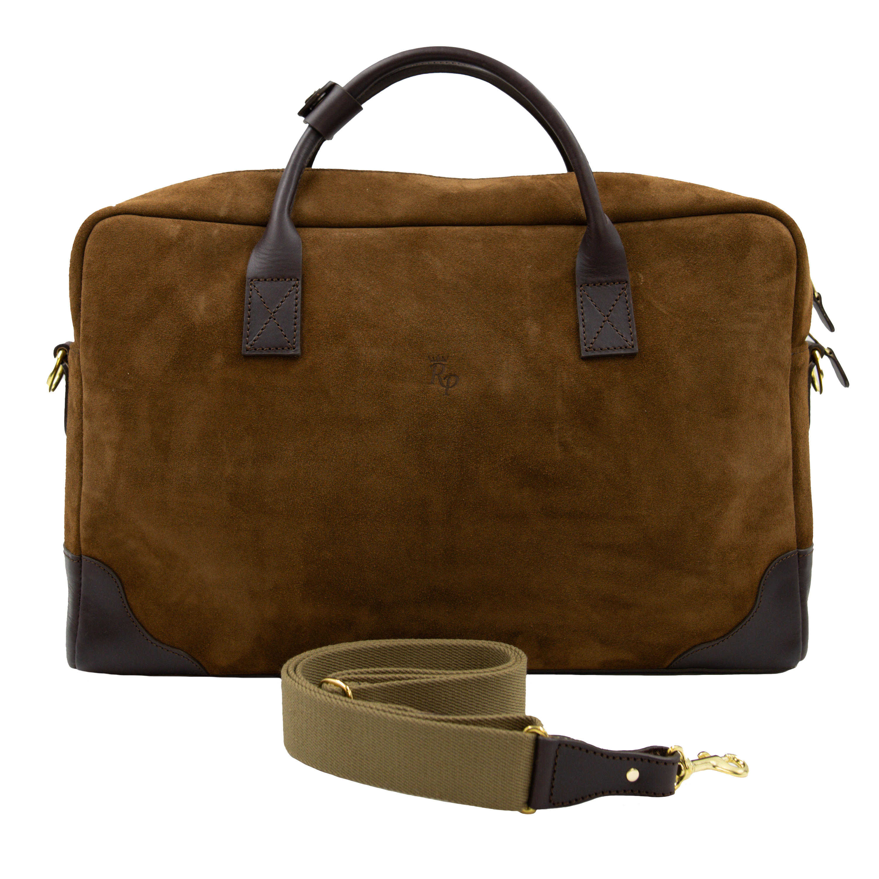 Rey Pavón Leder Briefcase, cognac/braun