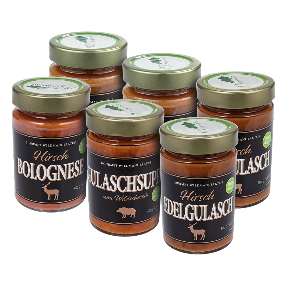 Gourmet Wild Probierset, 6 x 300 g