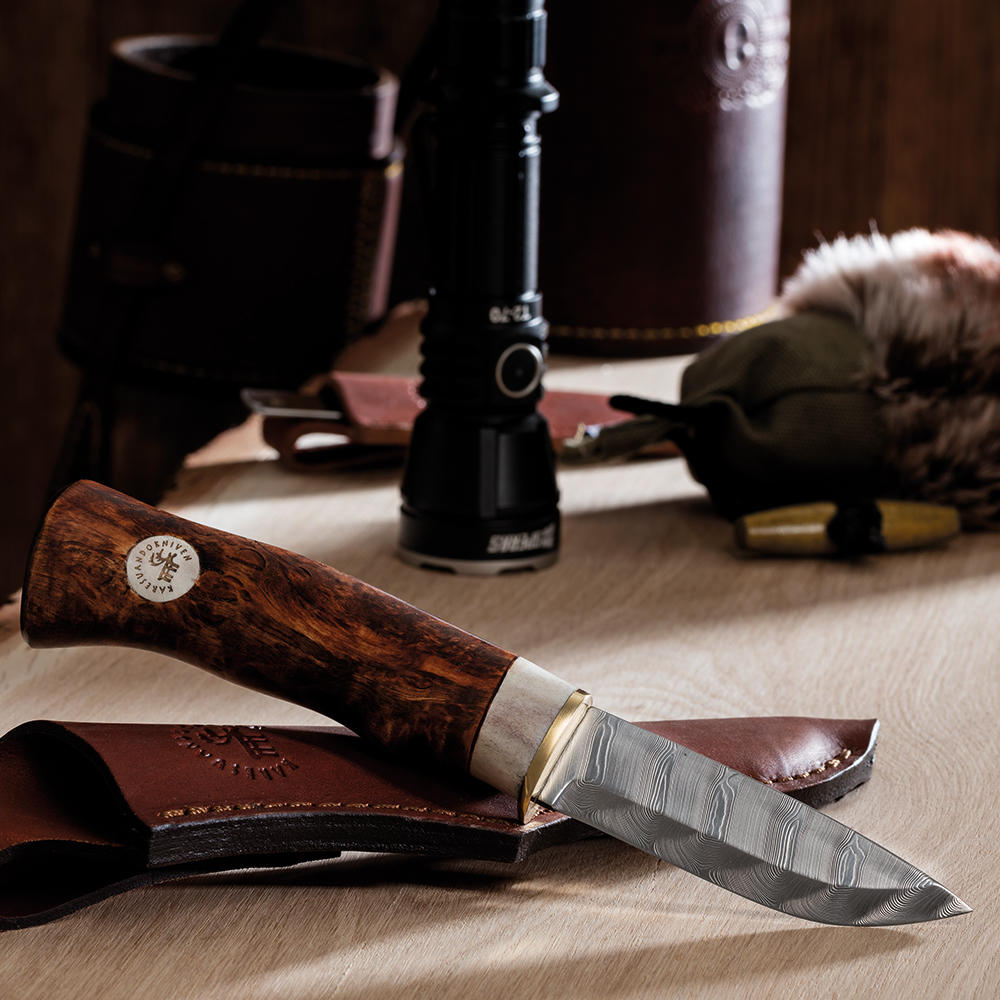 Jagdmesser »Damask«, Streifendamast