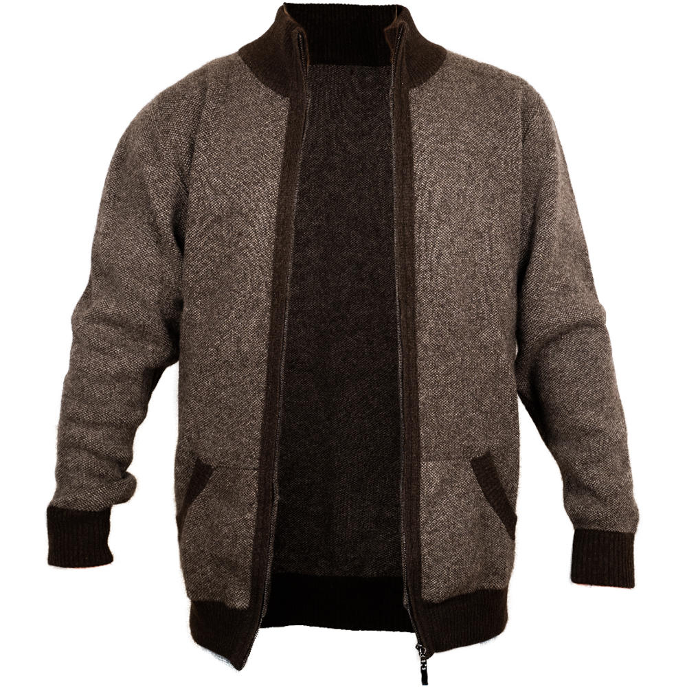 Cardigan en laine de yak