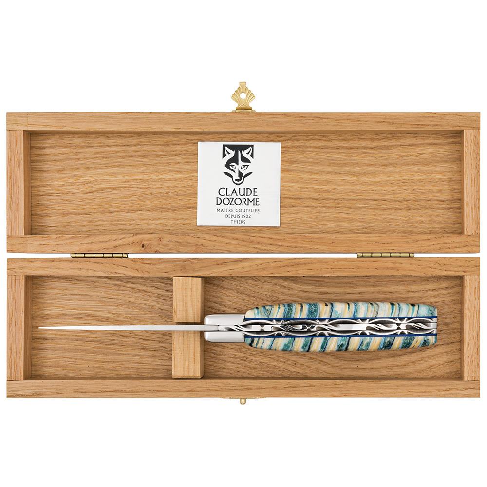 Couteaux pliants Le Thiers® RLT Damas, molaire de mammouth
