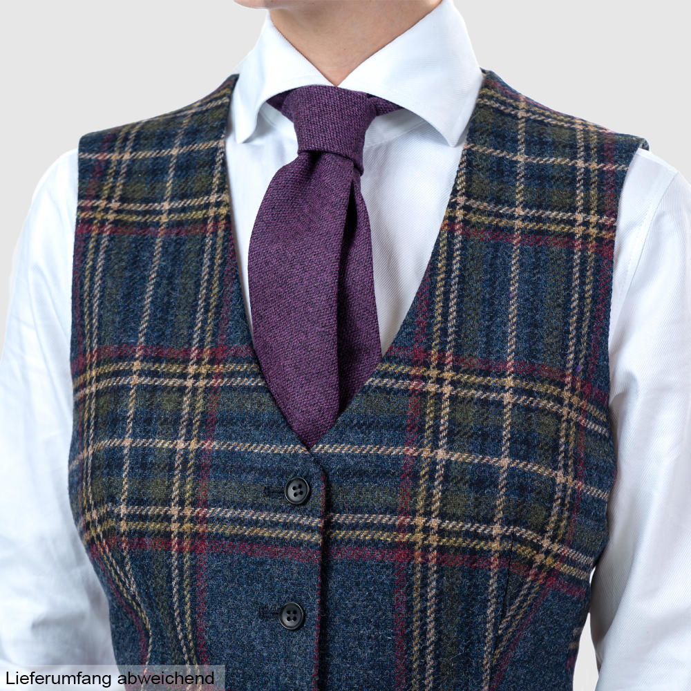 Damen-Tweed-Weste »Eve«, grün/blau/rot