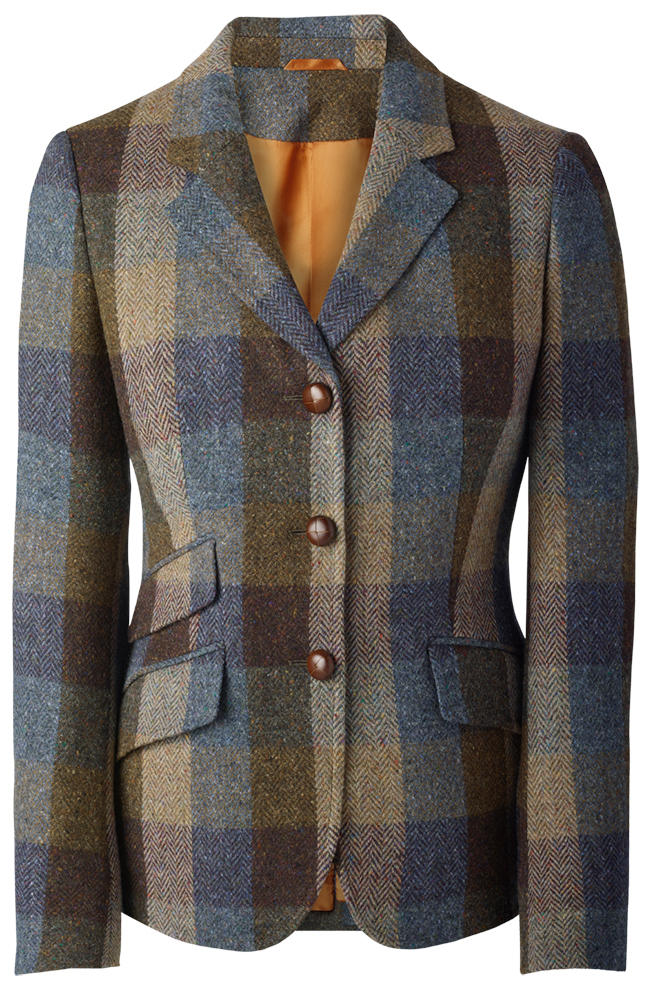 Damenblazer Fischgrat Donegal Tweed