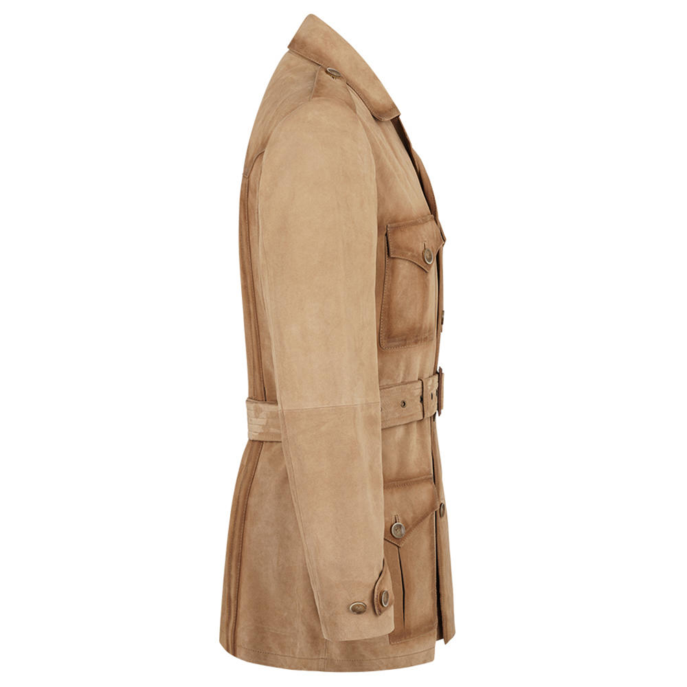Herren Leder Safari Jacke »Professeur«
