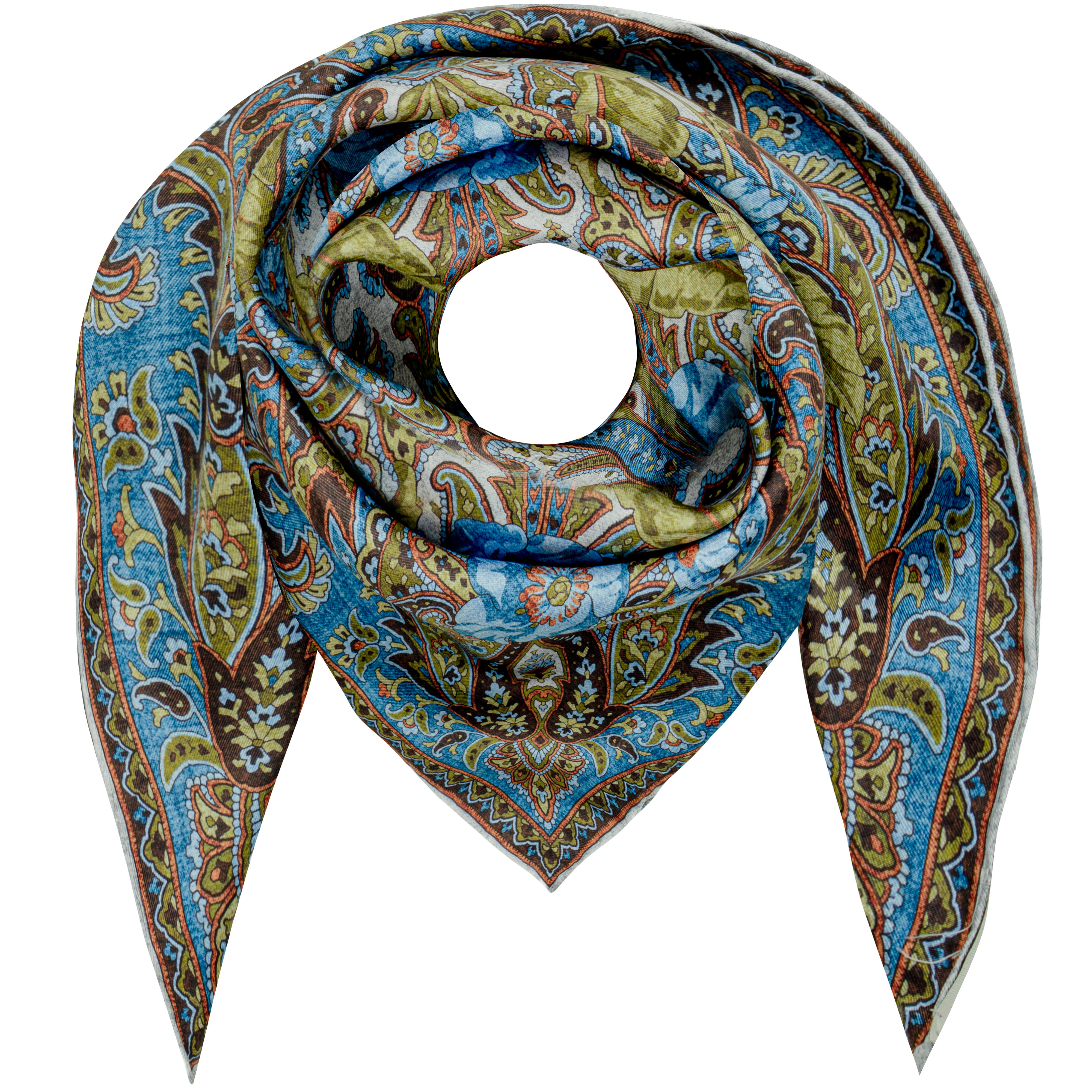 The GunDog Affair Seiden-Foulard »Flowers«