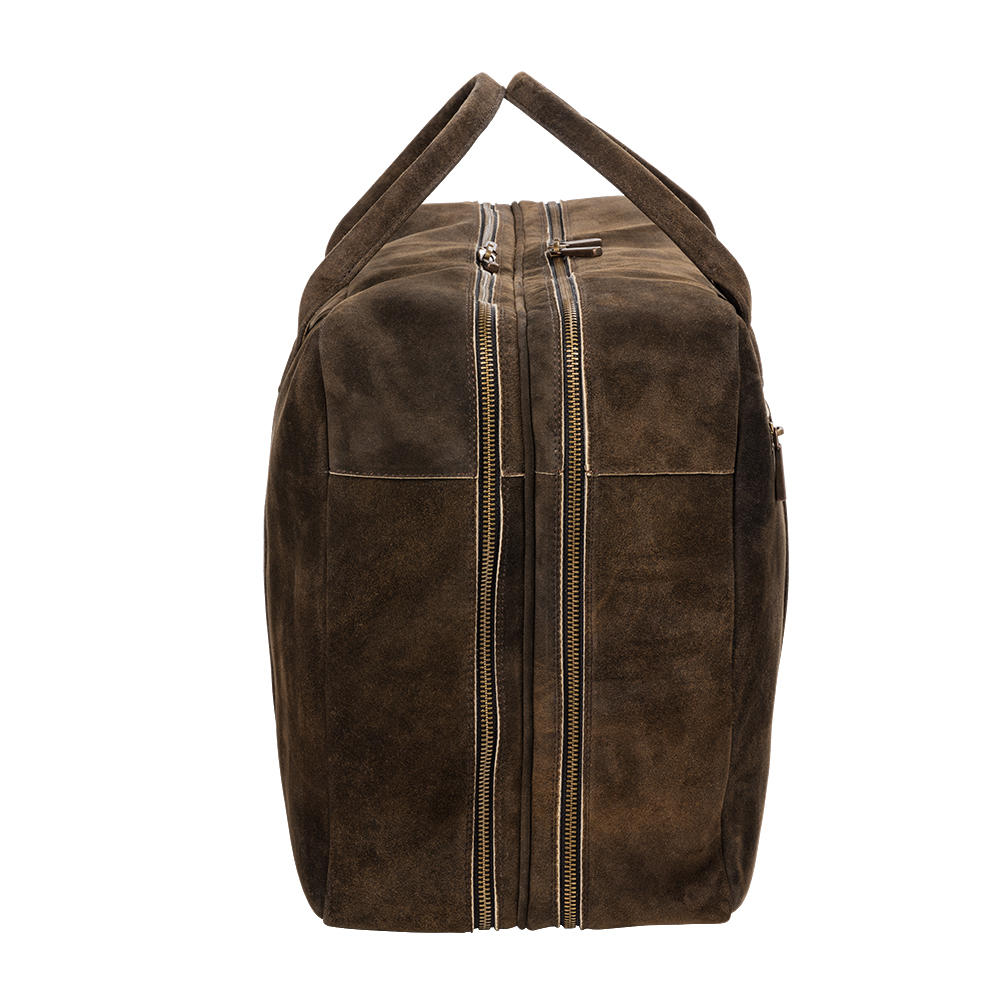 Weekender, Ziegenvelours, walnuss
